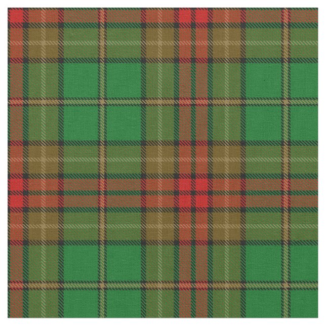 Cavan ståndsmässig irländsk Tartan Tyg (Närbild)