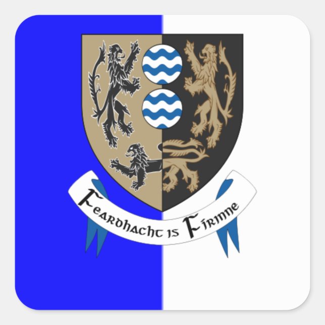 Cavan Stickers Fyrkantigt Klistermärke (Framsida)