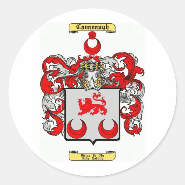 Cavanaugh Runt Klistermärke (Framsida)