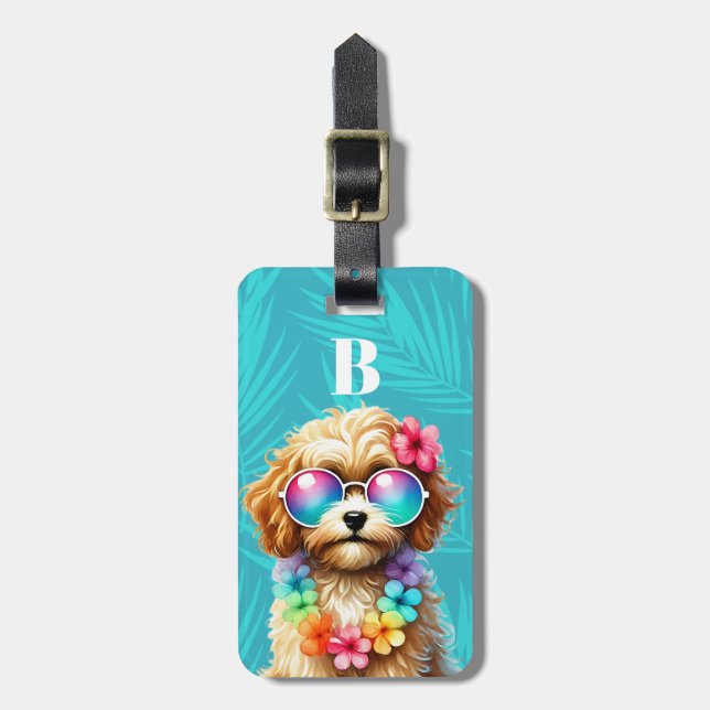 Cavapoo Bagage Tag Bagagebricka (Vertikal Framsida)
