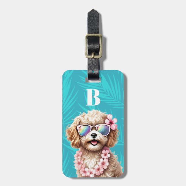 Cavapoo Bagage Tag Bagagebricka (Vertikal Framsida)