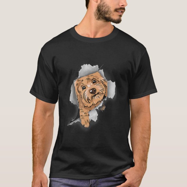 Cavapoo Cavapoo Puppy Cavapoo Kärlek cavapoo pudel T Shirt (Framsida)