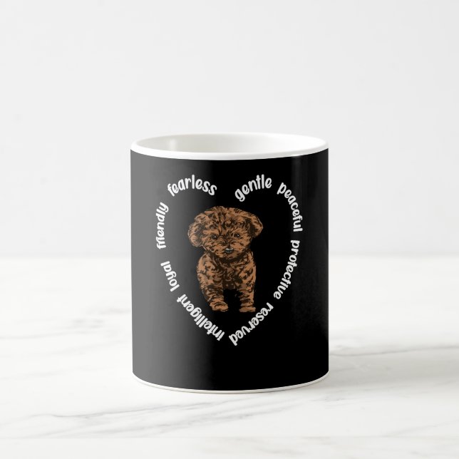 Cavapoo Hund älskare Cavapoo Mamma Cavoodle Hundäg Kaffemugg (Center)