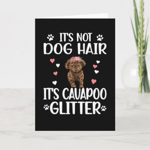 Cavapoo Hund älskare Cavapoo Mamma Cavoodle Hundäg Kort