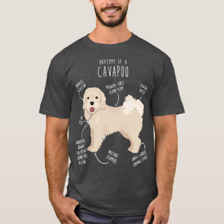 Cavapoo Hund Anatomy 1 T Shirt
