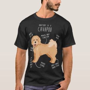 Cavapoo Hund Anatomy 6 T Shirt