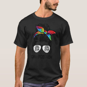 Cavapoo hund, mamma, soppiga hårglasögon 1 t shirt