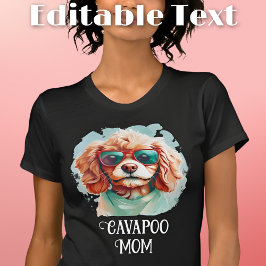 Cavapoo Hund Mamma Sunglasses T Shirt