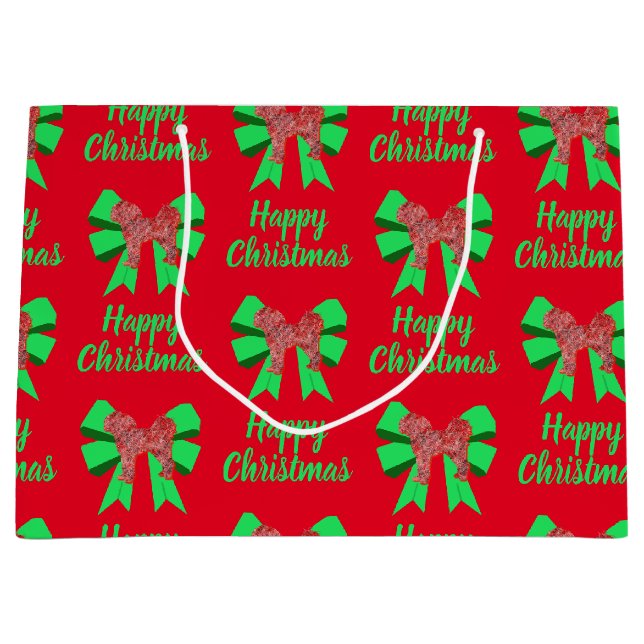 Cavapoo Jul Hund & Grönt Bow (Framsidan)