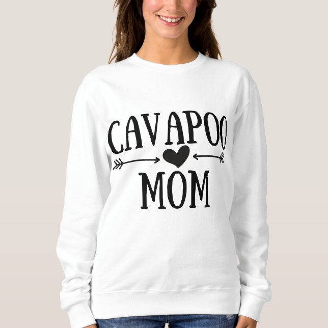 Cavapoo Mamma Funny Cavapoos Gifts for Women Hund  T Shirt (Framsida)