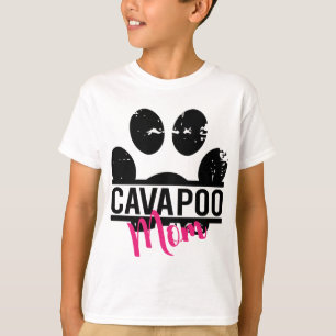 Cavapoo Mamma Hund aveln Djurälskare Gift för henn T Shirt