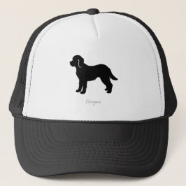 Cavapoo silhouette truckerkeps
