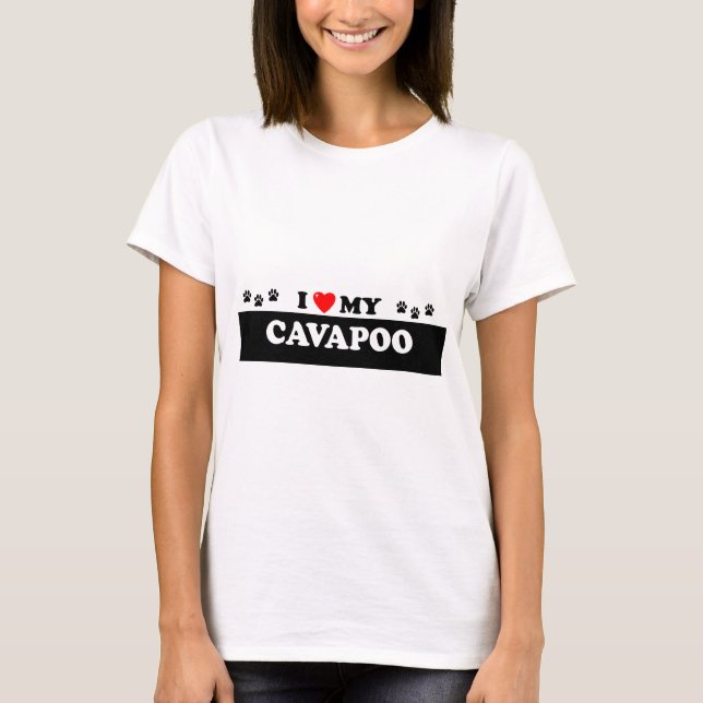 CAVAPOO TEE SHIRT (Framsida)
