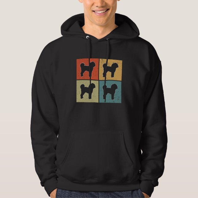 Cavapoo Vintage  4 Hoodie (Framsida)