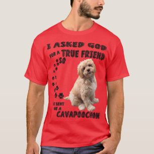 Cavapoochon Quote Mamma Pappa Älskare Costume, Cut T Shirt