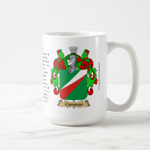 Cavazos namnger, ursprung, det menande och Cresen Kaffemugg