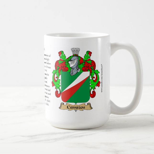 Cavazos namnger, ursprung, det menande och Cresen Kaffemugg (Höger)