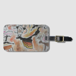 Cave Art-Abstrakt Bagagebricka