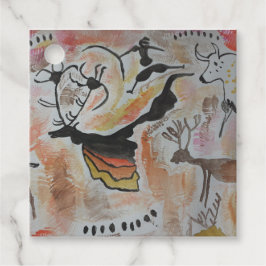 Cave Art-Abstrakt Gåvor Etiketter