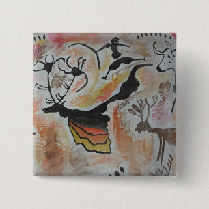 Cave Art-Abstrakt Knapp