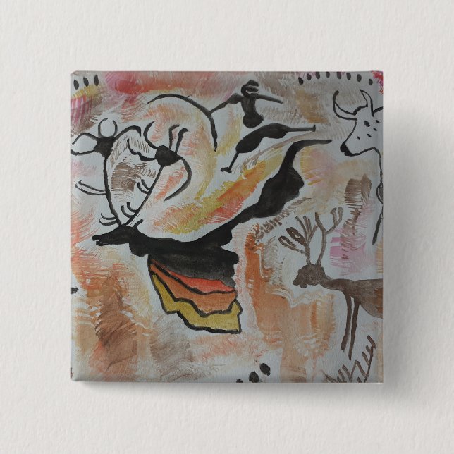 Cave Art-Abstrakt Knapp (Framsida)