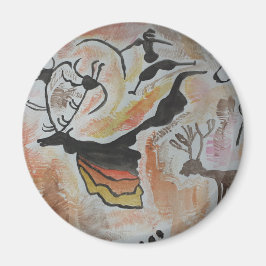 Cave Art Abstrakt Magnet
