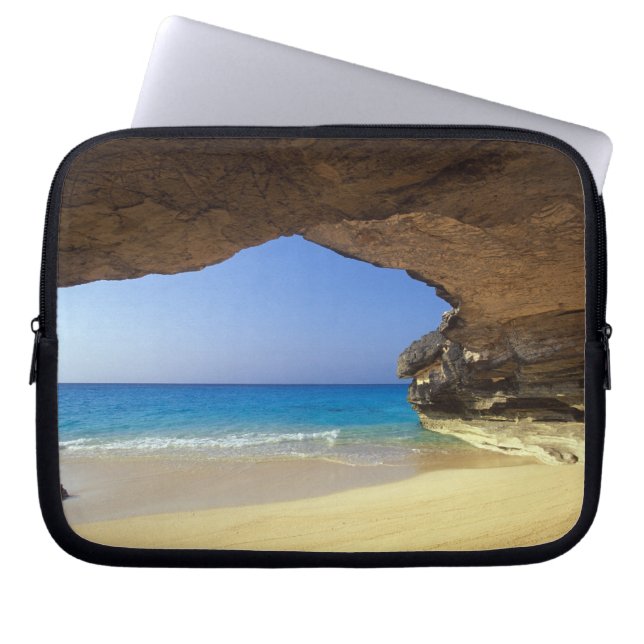 Cave at Fransk Bay, San Salvador Island Laptop Sleeve (Framsidan)