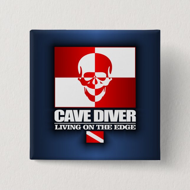 Cave Diver som bor vid Kant Knapp (Framsida)