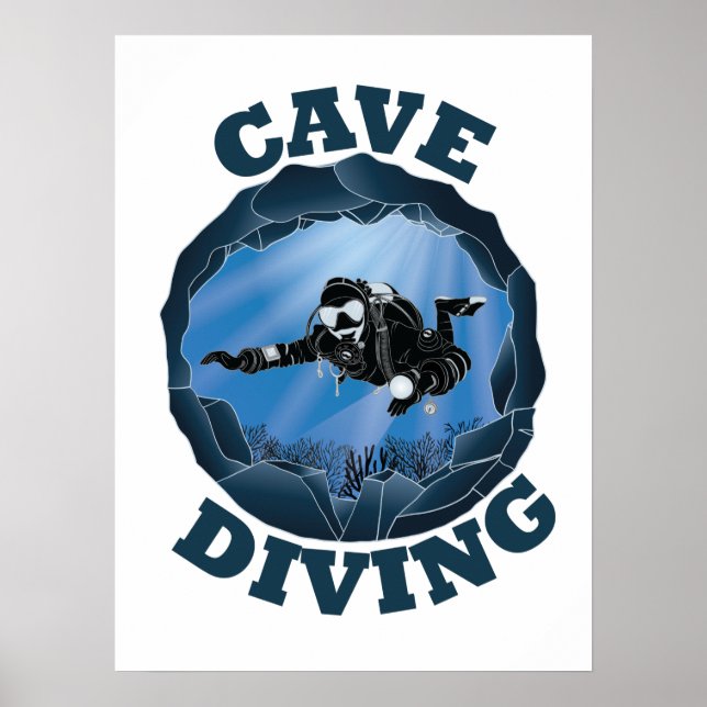 Cave Divers - Undervattensdykare Poster (Framsidan)