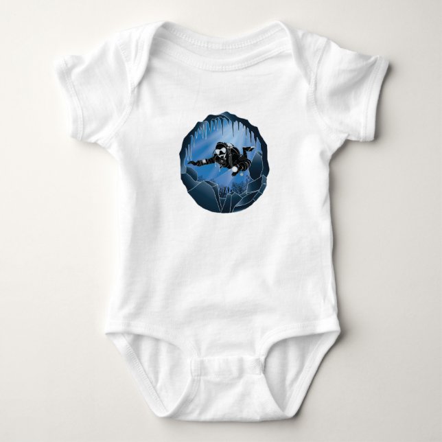 Cave Divers - Undervattensdykare T Shirt (Framsida)