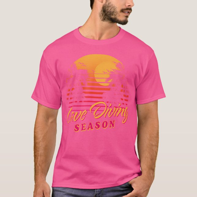 Cave Diving Season Cave Diver Hobby Underwater Div T Shirt (Framsida)