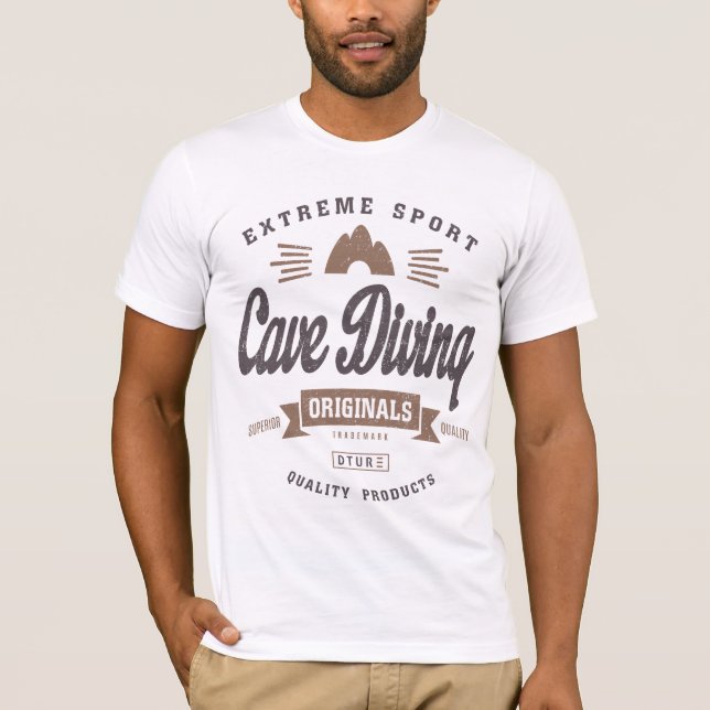 Cave Diving T-shirt (Framsida)