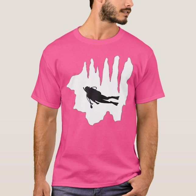 Cave Diving T Shirt (Framsida)