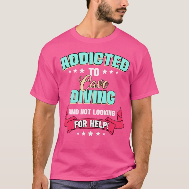 Cave Diving T Shirt (Framsida)