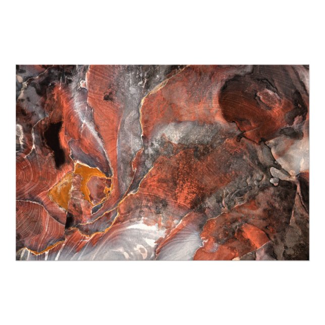 Cave in Petra, Jordan Fototryck (Framsidan)