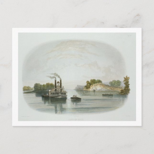 Cave-in-Sten, visa på Ohio, platta 7 från Volum Vykort (Framsida)