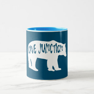Cave Junction Oregon Bear Två-Tonad Mugg