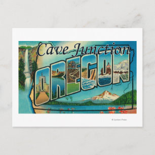 Cave Junction, Oregon - Large Brev Scenes Vykort