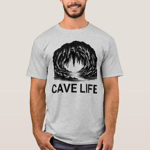 Cave Life Caver klättergrottan Älskare T Shirt