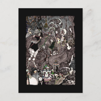 Cave of Spleen Gothic Artwork Vykort