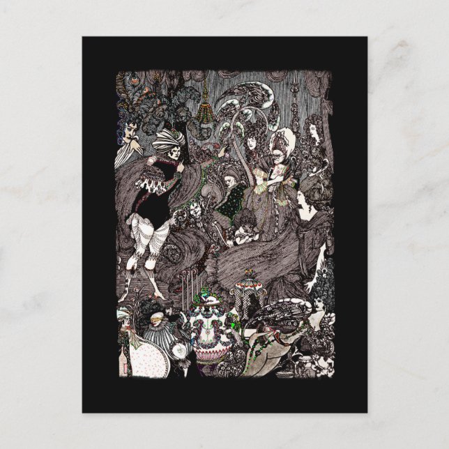 Cave of Spleen Gothic Artwork Vykort (Framsida)