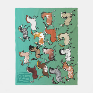 Cave Pony Fleece Blanket 1