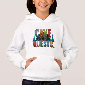 Cave Quests Women's Äventyr Graphic hoodie T Shirt
