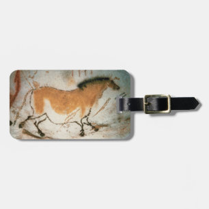 Cave teckning Lascaux Fransk Förhistorisk Bagagebricka