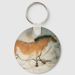 Cave teckning Lascaux Fransk Förhistorisk Nyckelring