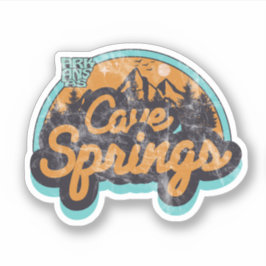 Cave Vår, Arkansas Sticker Klistermärken
