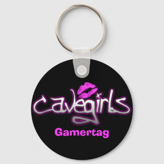 Cavegirl Keychain Nyckelring