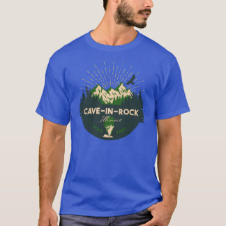 CaveinRock State Park Illinois IL Badge Souvenir S T Shirt