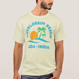 CAVELOSSIM BEACH GOA INDIA T SHIRT