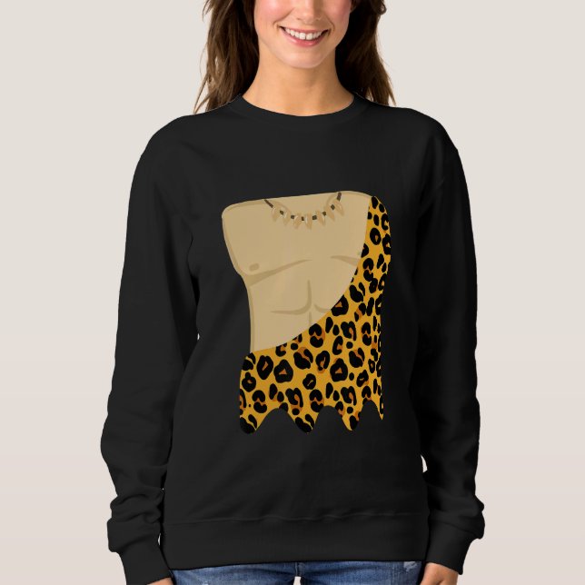 Caveman Costume Cosplay For Cave Diving Hiker Expl T Shirt (Framsida)